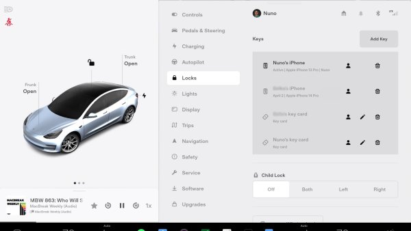 Tesla, 업데이트 2024.26에서 청소년의 안전한 운전을 위한 자녀 보호 기능 추가