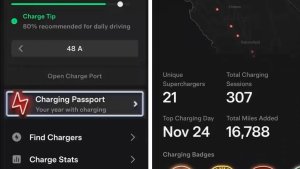 Tesla, 앱에 충전 연간 리뷰 추가, 가장 많이 방문한 슈퍼차저 등 소개