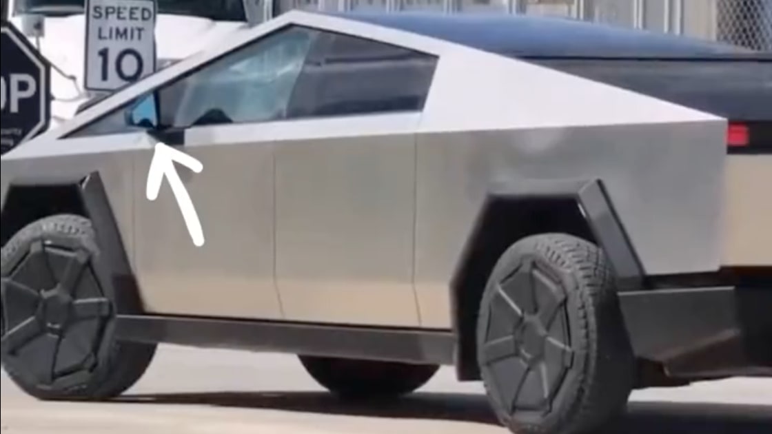 Tesla Cybertruck이 '게 산책'을 발견했습니다. Steer-by-Wire 기능에 대한 힌트